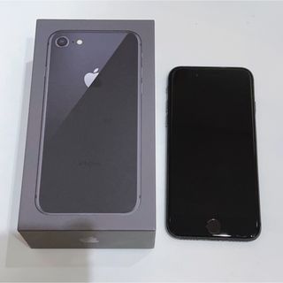 アイフォーン(iPhone)のiPhone 8 スペースグレイ 本体 64GB SIMフリー(スマートフォン本体)