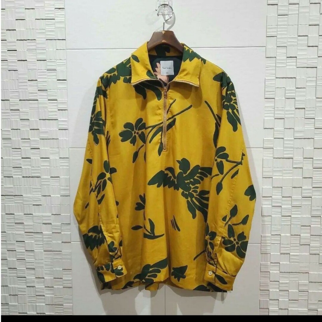 【3.5万】ポールスミス Bird Floral ミックスアップ  プルオーバー