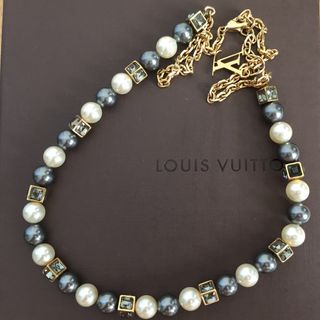 ルイヴィトン(LOUIS VUITTON)のLouis Vuitton コリエ クライ ミー ア リヴァー フェイクパール(ネックレス)