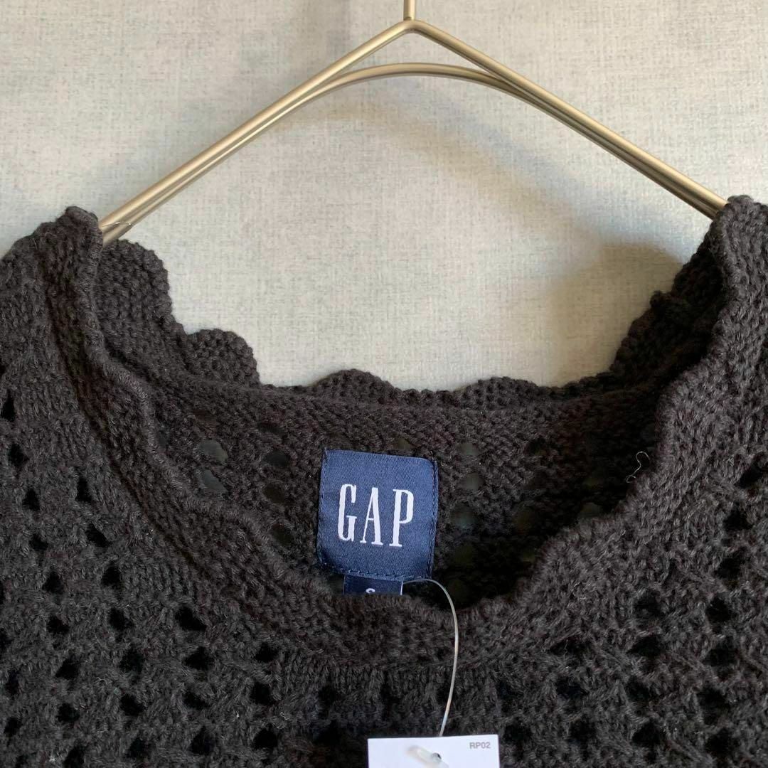 GAP - 【新品未使用】GAP メッシュ春ニット 黒の通販 by w.day*̣̩⋆̩