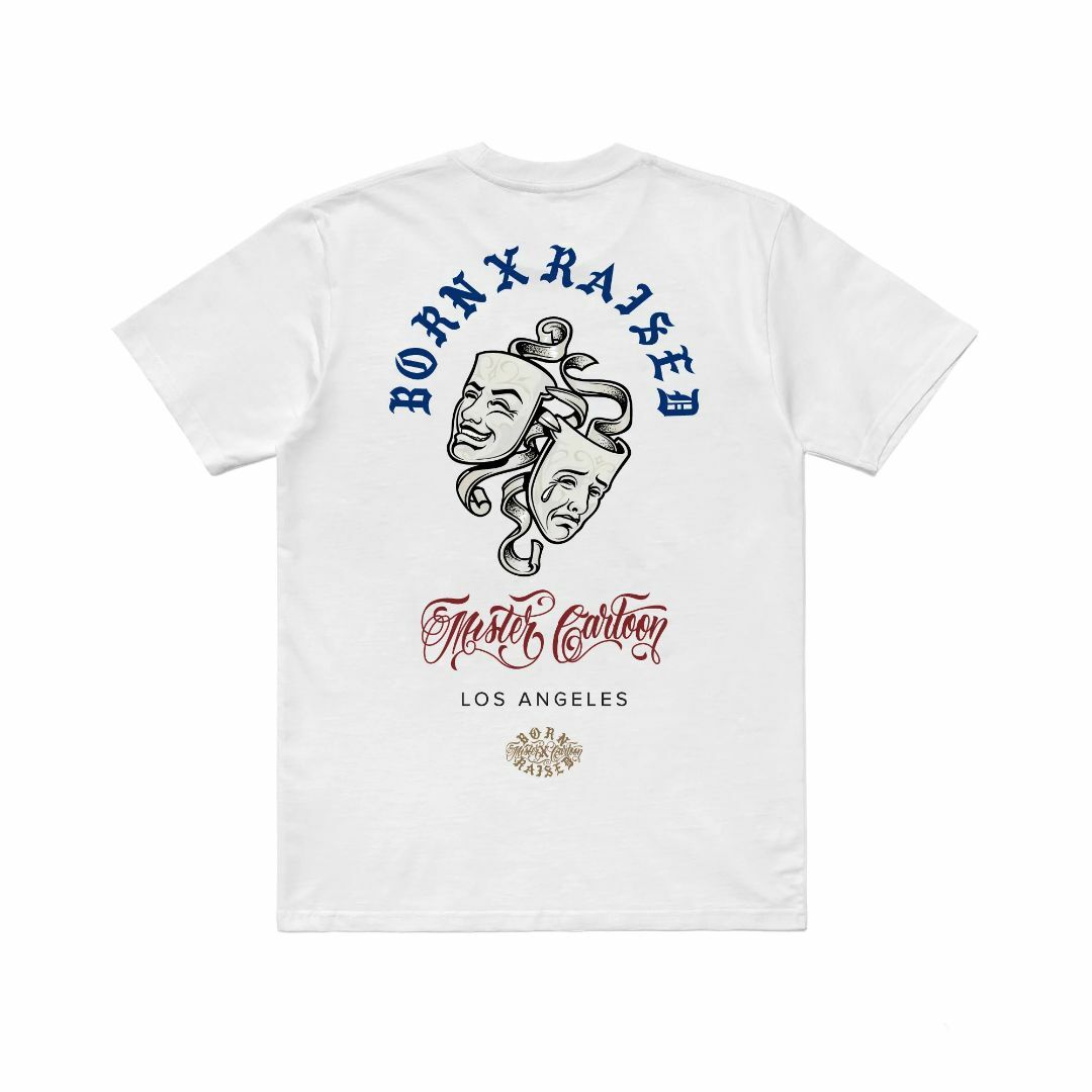 MC BORN RAISED MUERTA TEE BLACK コラボ Tシャツ