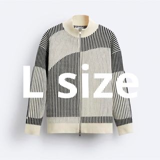 【新品未使用】ZARA ケーブルニットカーディガン L