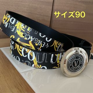 VERSACE JEANS バロックプリント ベルト 95cm-