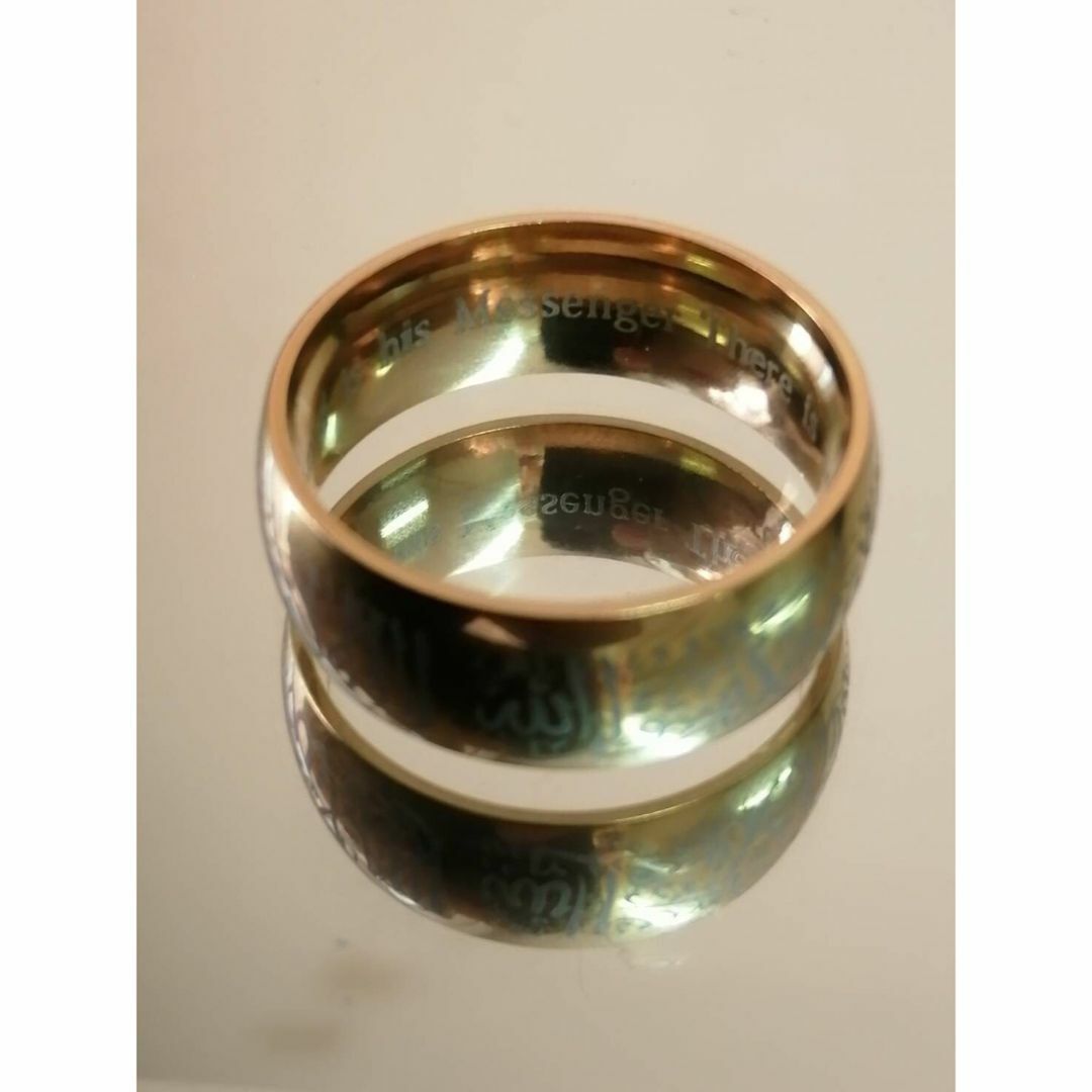 【R79】リング 　メンズ 　 指輪 　ゴールド　 ジルコニア 　20号 メンズのアクセサリー(リング(指輪))の商品写真