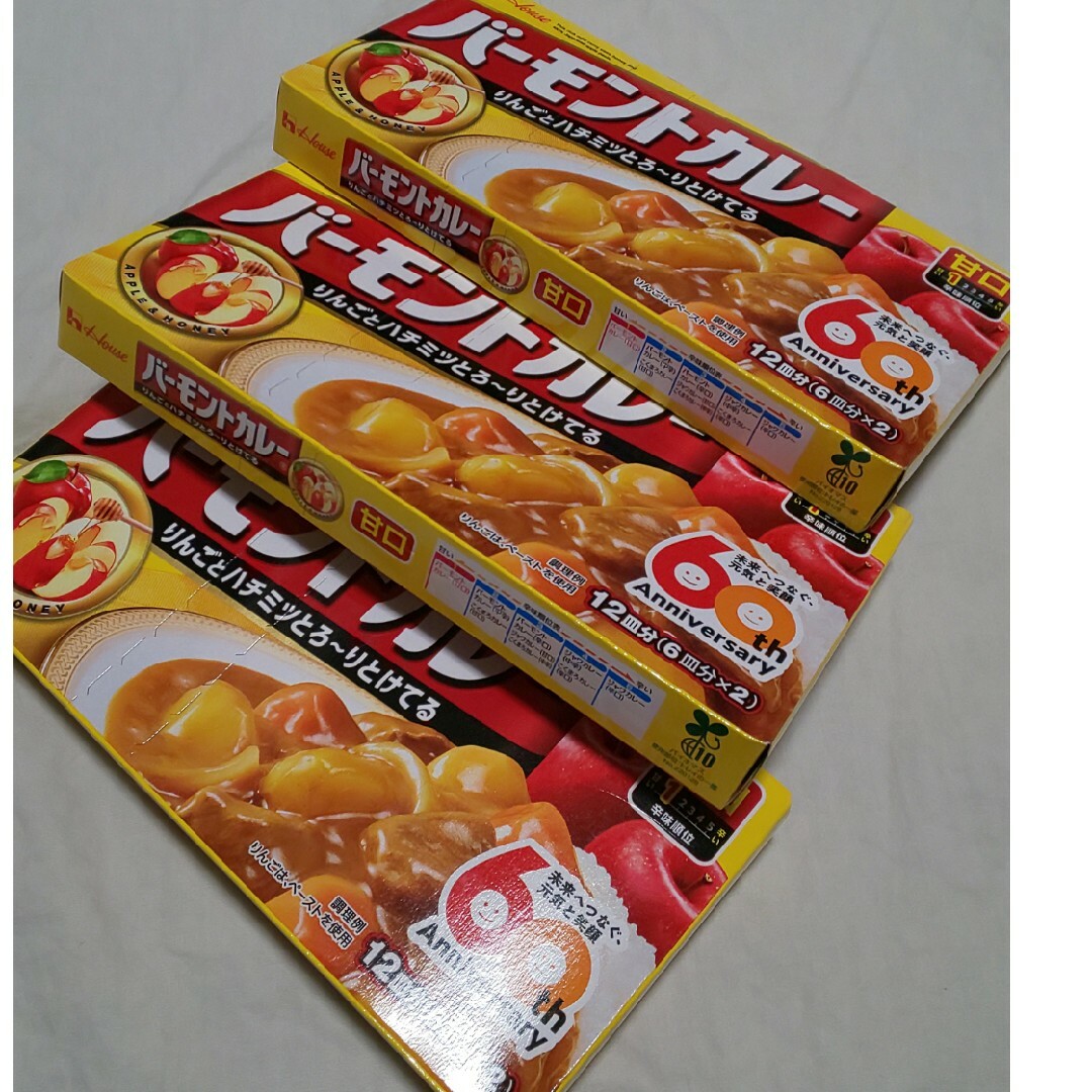 ハウス食品(ハウスショクヒン)のハウス  バーモントカレー 甘口 230g × ３個セット  カレールウ 食品/飲料/酒の食品(その他)の商品写真