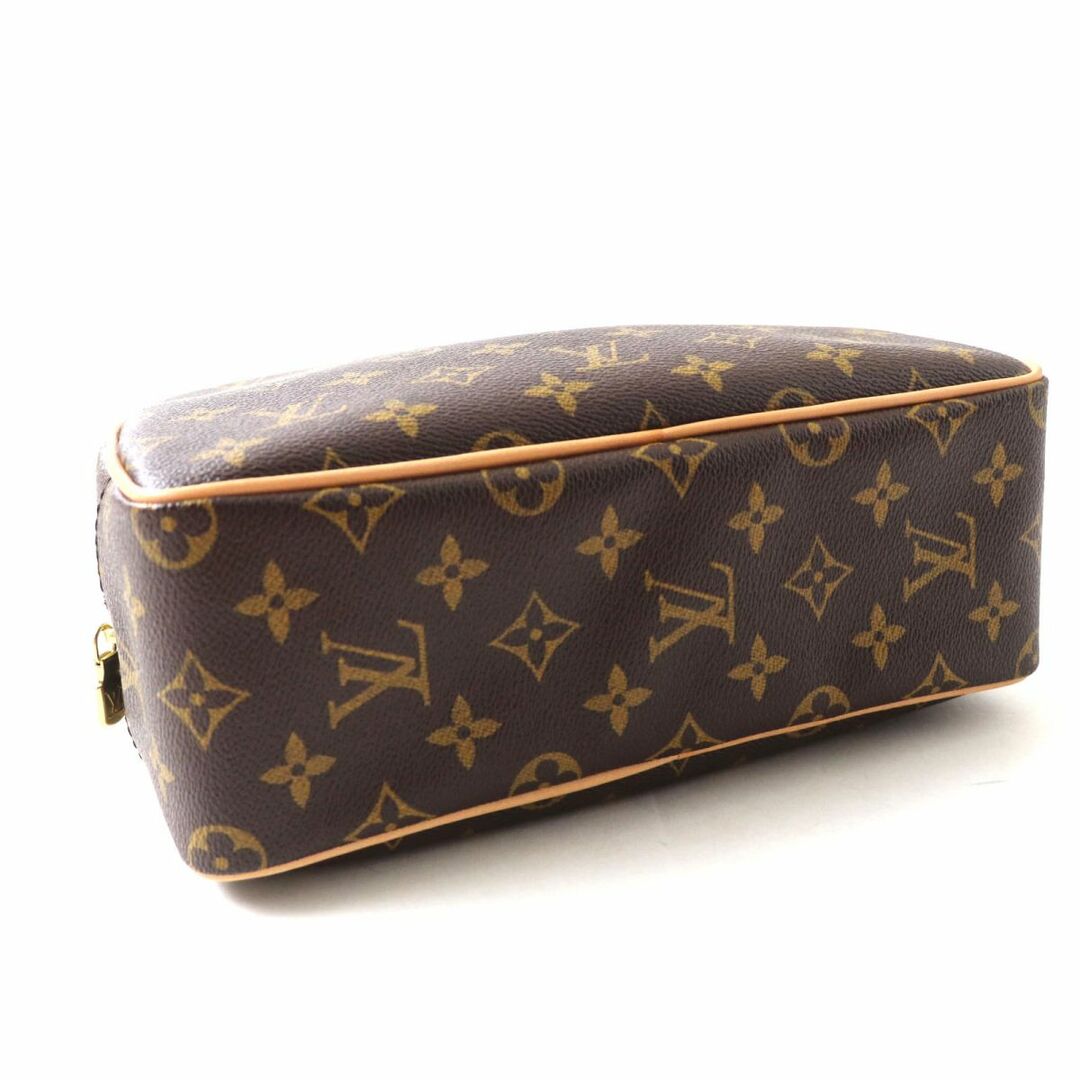 極美品◎フランス製 LOUIS VUITTON ルイ ヴィトン M47527 モノグラム トゥルース トワレット25 化粧ポーチ トラベルポーチ 茶 箱・保管袋付　m02-st30310-784