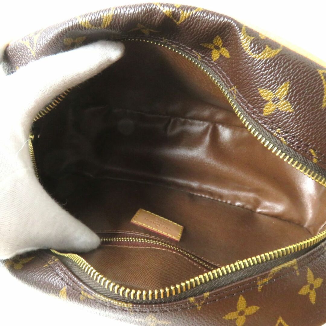 極美品◎フランス製 LOUIS VUITTON ルイ ヴィトン M47527 モノグラム トゥルース トワレット25 化粧ポーチ トラベルポーチ 茶 箱・保管袋付　m02-st30310-784