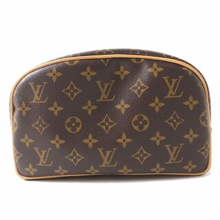 極美品◎フランス製 LOUIS VUITTON ルイ ヴィトン M47527 モノグラム トゥルース トワレット25 化粧ポーチ トラベルポーチ 茶 箱・保管袋付　m02-st30310-784