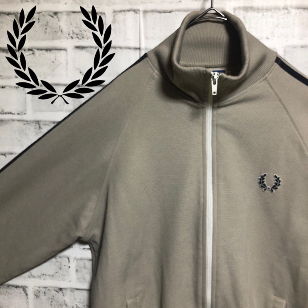 FRED PERRY - 90s⭐️Fred Perryトラックジャケット 黒月桂樹