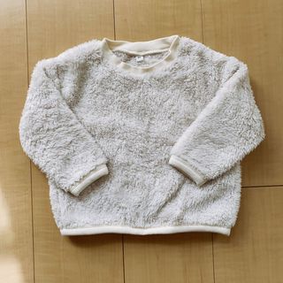 ムジルシリョウヒン(MUJI (無印良品))の無印良品　ベビー　トレーナー　ボア　フリース　80(トレーナー)