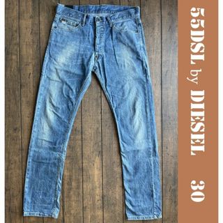 ディーゼル(DIESEL)の55DSL ストレートデニム３０／FIFTYFIVE、スリムフィット、ストレッチ(デニム/ジーンズ)