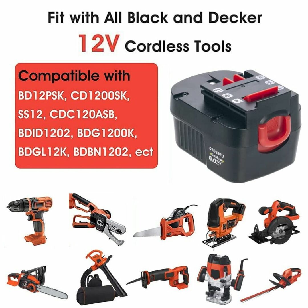 Black&Decker 14.4V　互換　リチウム電池　期間限定セール スマホ/家電/カメラの生活家電(その他)の商品写真