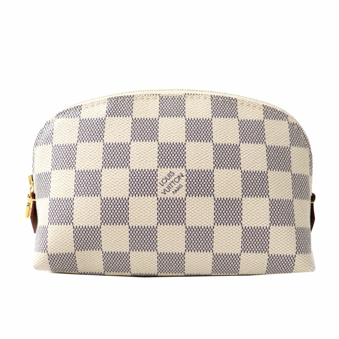 極美品◎フランス製 LOUIS VUITTON ルイヴィトン N60024 ダミエ アズール ポシェット コスメティック 化粧ポーチ PM 保管袋付き　m14-st30405-704