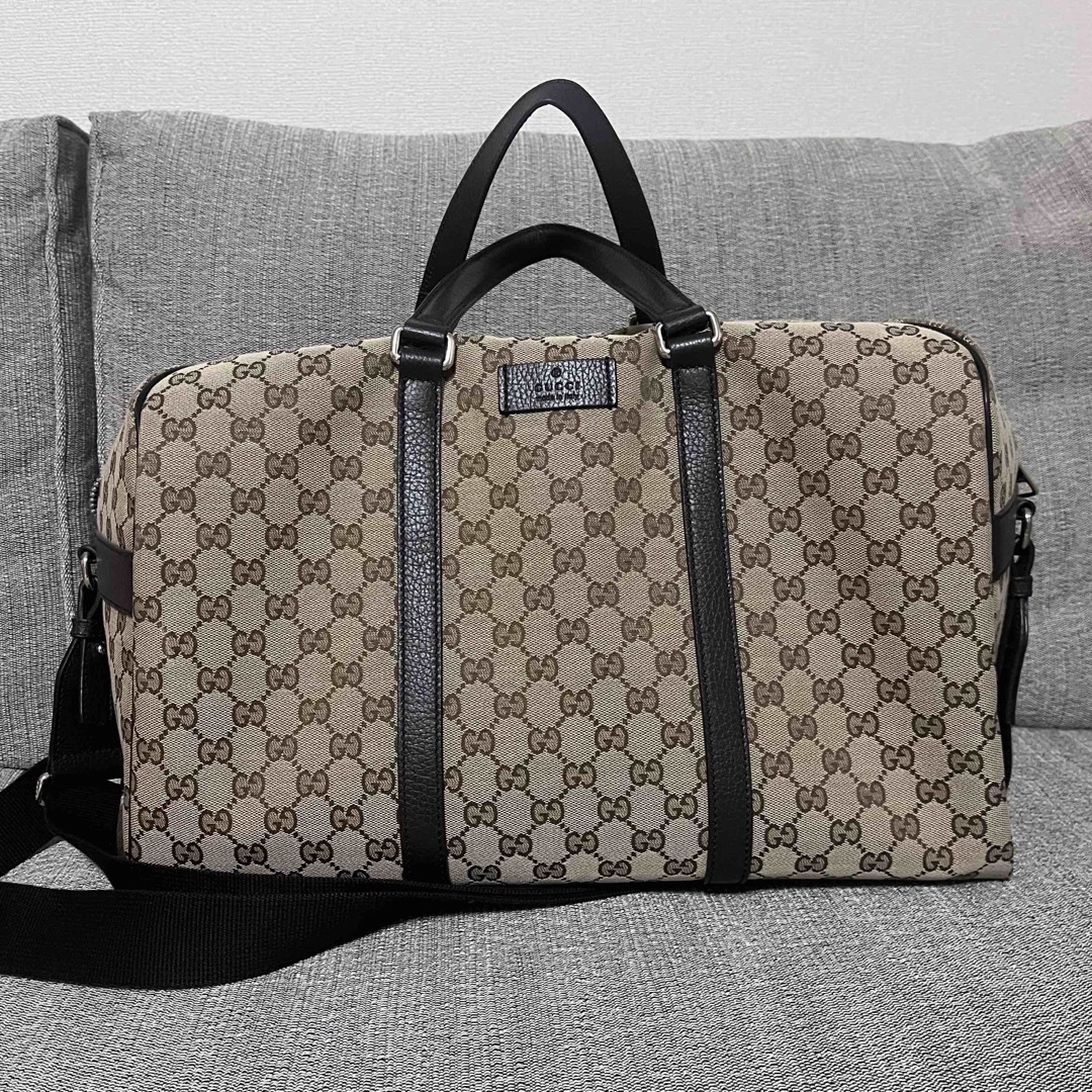 GUCCI ボストンバッグ GGキャンバス | フリマアプリ ラクマ