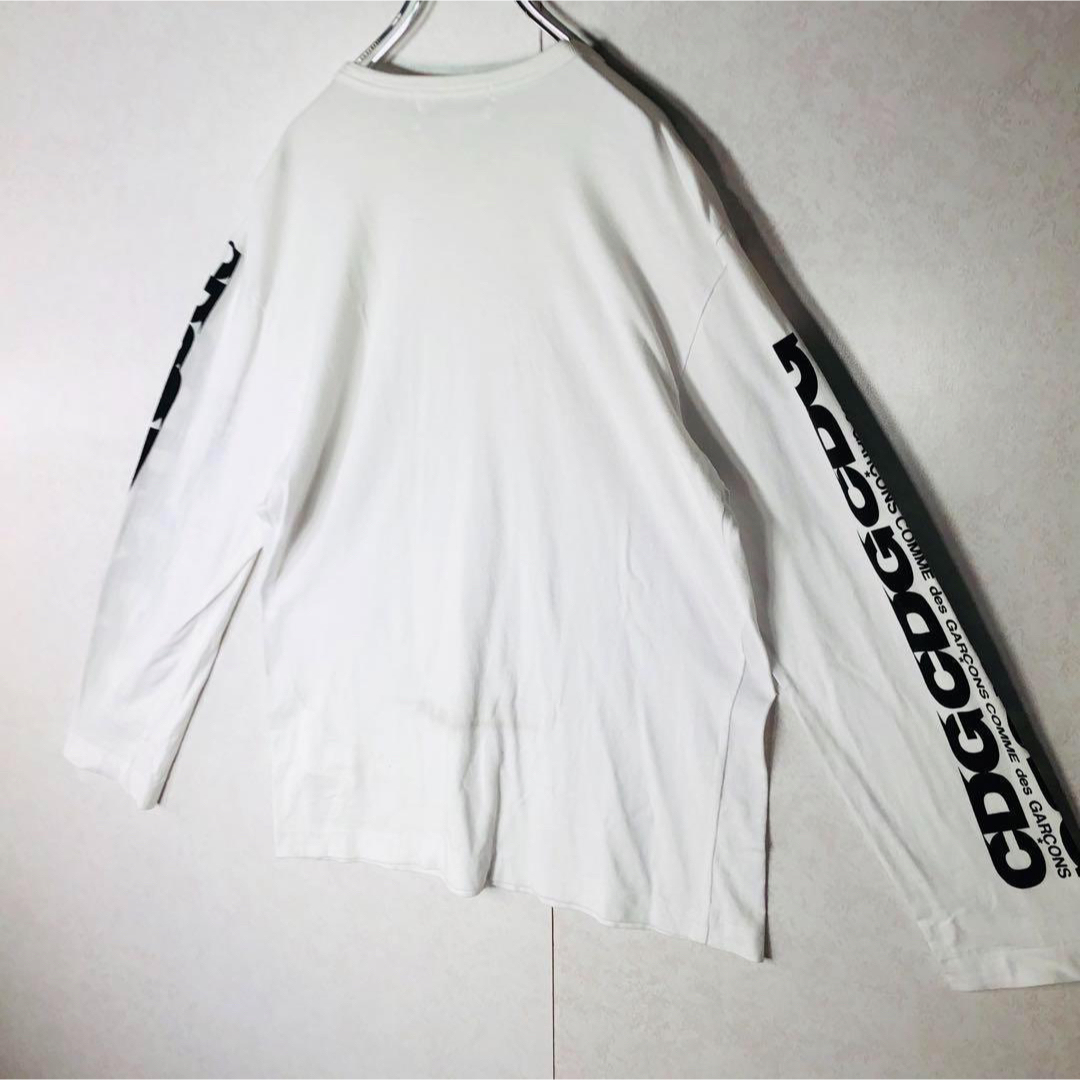 COMME des GARCONS(コムデギャルソン)の【人気デザイン】コムデギャルソン CDGロゴ ロングスリーブTシャツ Lサイズ メンズのトップス(Tシャツ/カットソー(七分/長袖))の商品写真