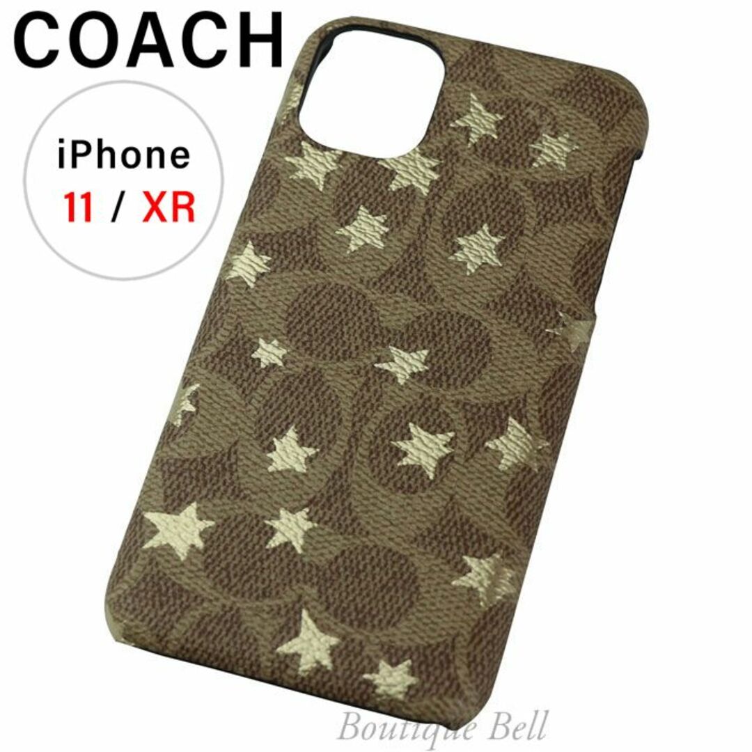 新品 COACH iPhoneケース 星 シグネチャー