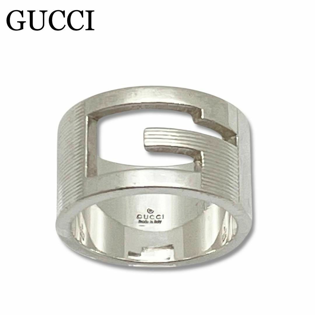 GUCCI グッチ Gロゴ リング 指輪 925 シルバー アクセサリー 銀のサムネイル