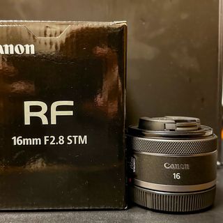 キヤノン(Canon)の【らくちゃん様専用】Canon ミラーレス用レンズ RF16F2.8 STM(レンズ(単焦点))