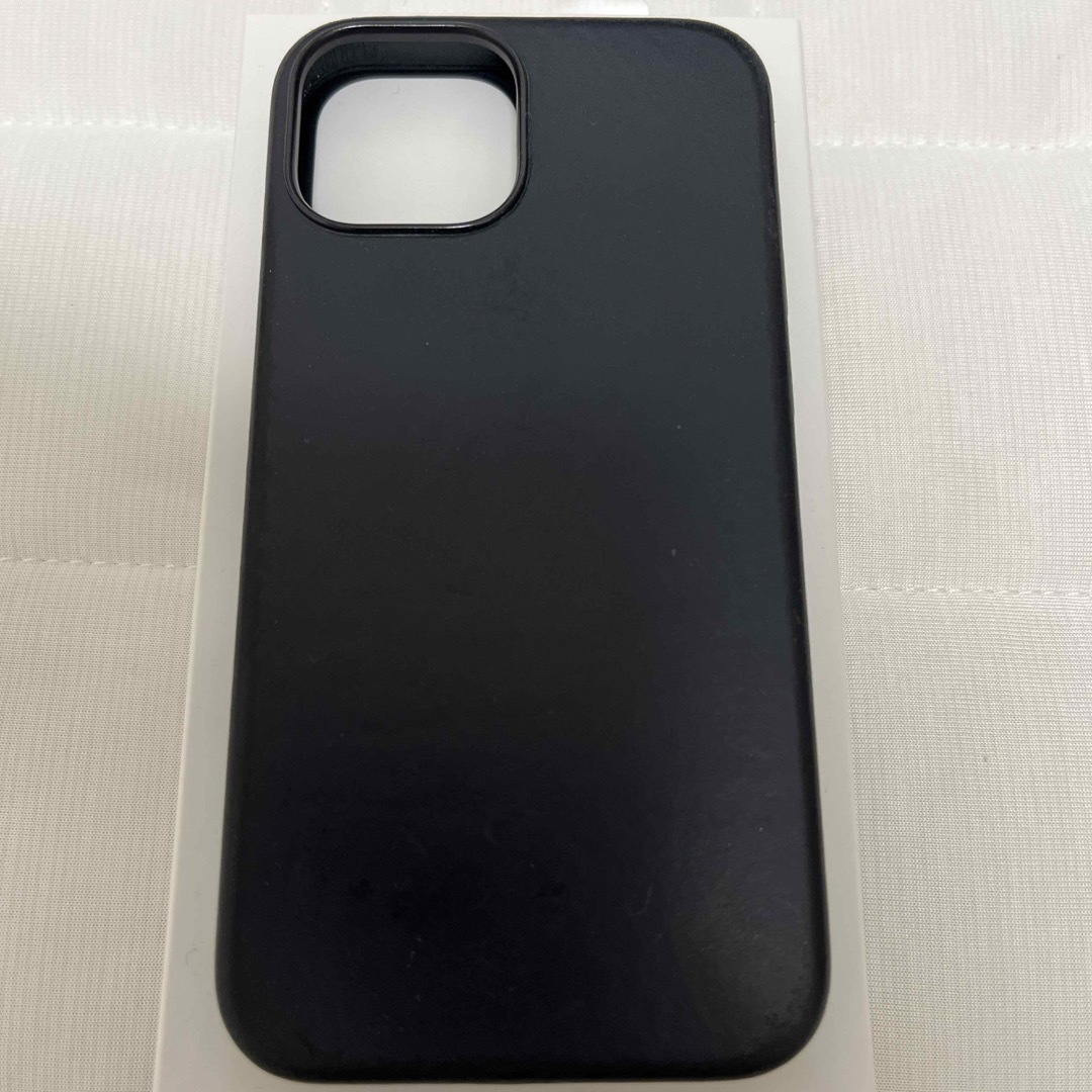 Apple - iPhone13 mini レザーケース ミッドナイト 黒 純正の Apple - iPhone13 mini レザーケース ミッドナイト 黒 純正の