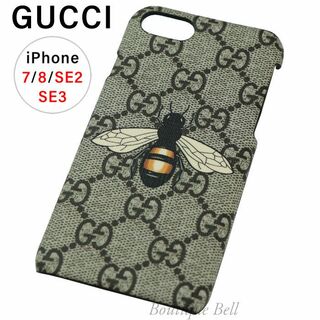 グッチ(Gucci)の【グッチ】GGスプリーム ビープリント iPhone7/8/SE ケース(iPhoneケース)