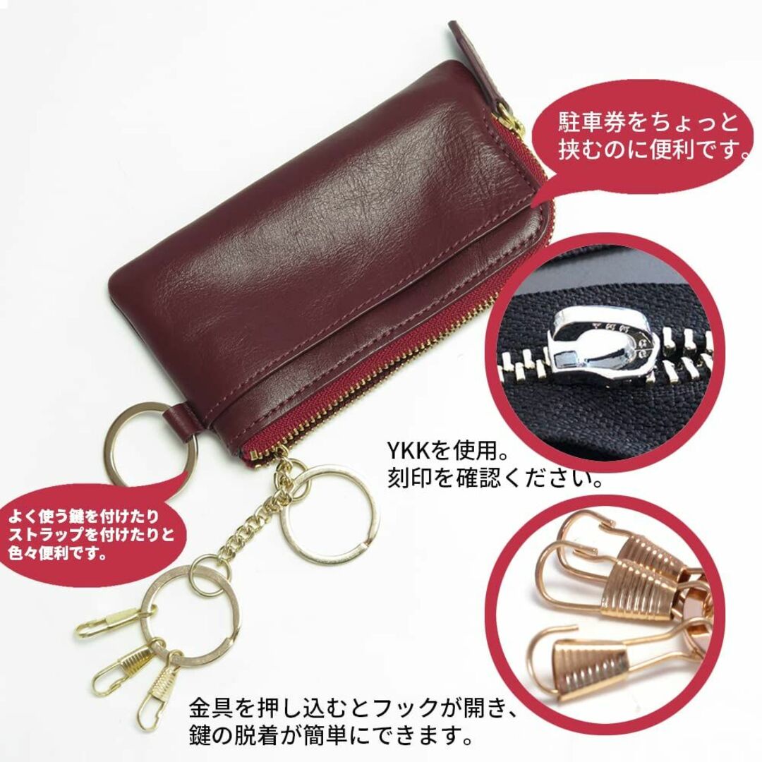 【色: ダークグリーン】[HAKATA NO MORI LEATHER] スマー メンズのバッグ(その他)の商品写真