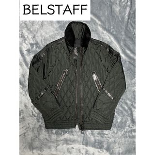 BELSTAFF - BELSTAFF ベルスタッフ キルティングジャケット ファー付き ライダース