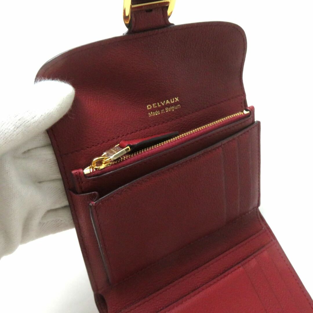 美品◎ベルギー製 DELVAUX デルボー Brilliant ブリヨン コンパクト