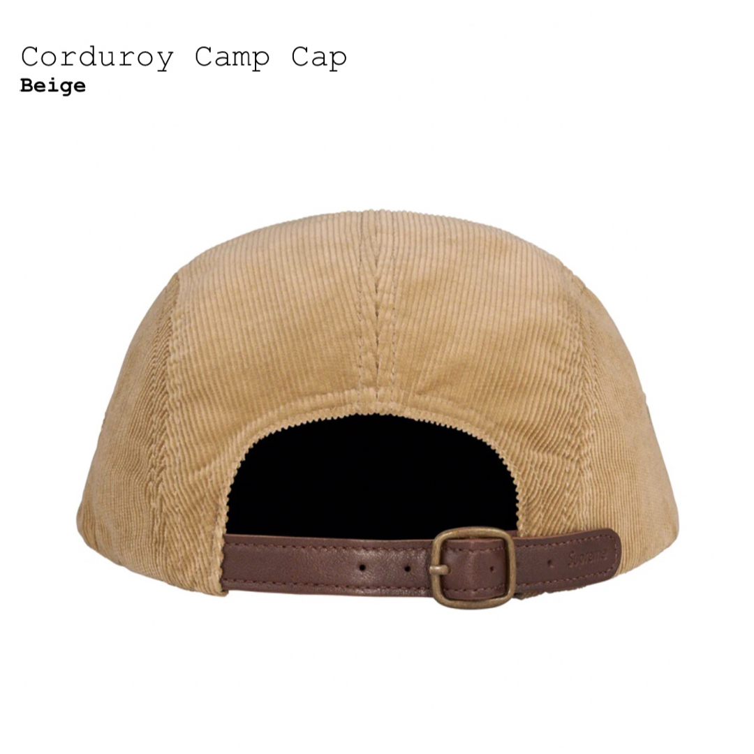 シュプリーム　Corduroy Camp Cap　ベージュ