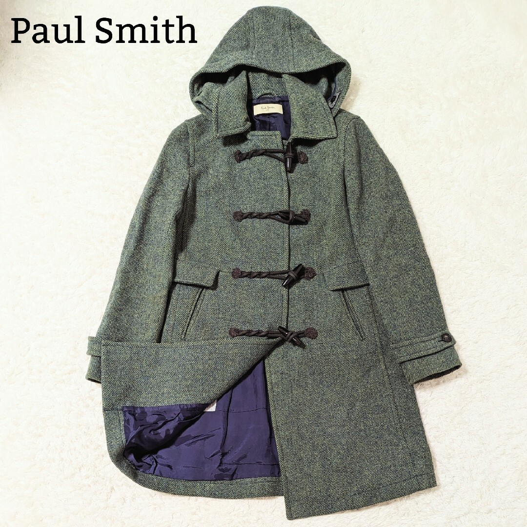 ポールスミス Paul Smith ダッフルコート チェック 2way Lサイズ-