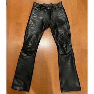 クロムハーツ(Chrome Hearts)のクロムハーツ レザーパンツ 30 本物 chromehearts leather(その他)