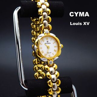 シーマ(CYMA)のCYMA Louis XV ブレスレットウォッチ 2P ダイア コンビカラー(腕時計)