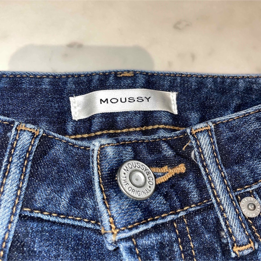 moussy(マウジー)のmoussy デニム ダメージジーンズ レディースのパンツ(デニム/ジーンズ)の商品写真