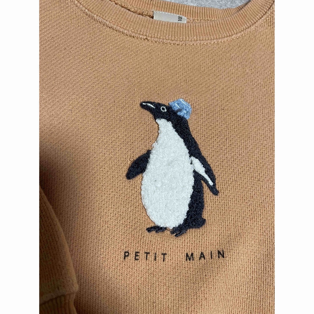 petit main(プティマイン)の　専用　petit main ペンギン　トレーナー キッズ/ベビー/マタニティのキッズ服女の子用(90cm~)(その他)の商品写真