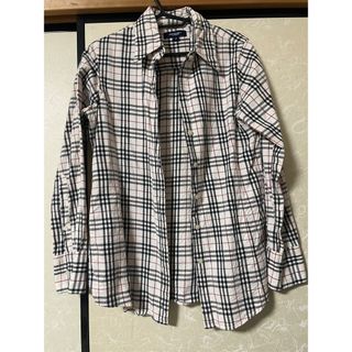 BURBERRY - 90sレアデザイン ダブルカフス バーバリー チェックシャツ