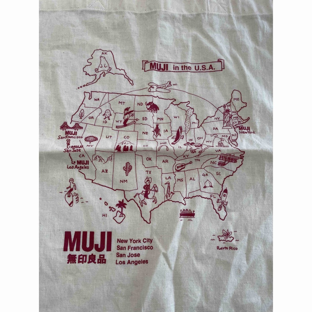 MUJI (無印良品)(ムジルシリョウヒン)の無印良品　エコバック　in the USA レディースのバッグ(エコバッグ)の商品写真