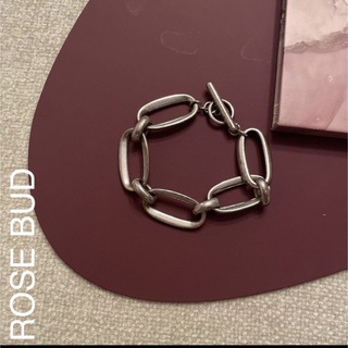 ローズバッド(ROSE BUD)のローズバッド　ブレスレット　くすみ　シルバー　未使用　アクセサリー　レディース　(ブレスレット/バングル)