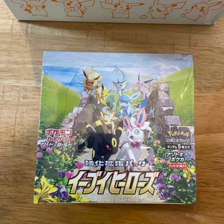 ポケモン(ポケモン)の【シュリンク付き】イーブイヒーローズ1BOX　ポケモンカード(Box/デッキ/パック)