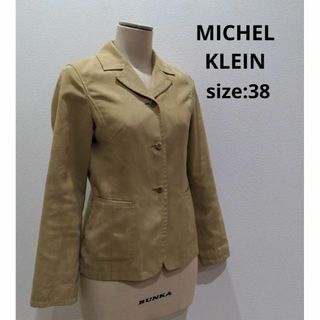 ミッシェルクラン(MICHEL KLEIN)のMICHEL KLEIN ミッシェルクラン スウェード テーラードジャケット(テーラードジャケット)