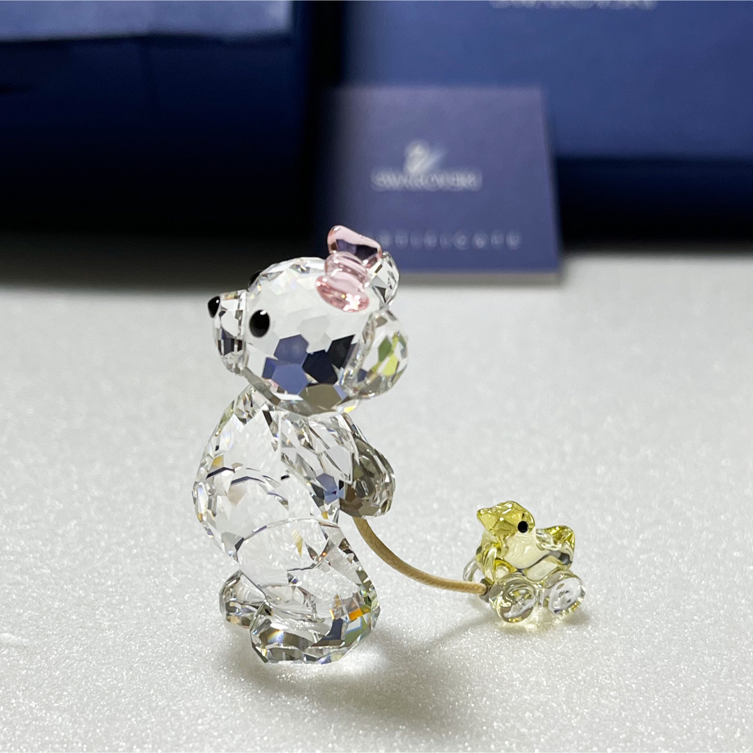 SWAROVSKI スワロフスキー くま クリスベア 台付10月に購入した物です