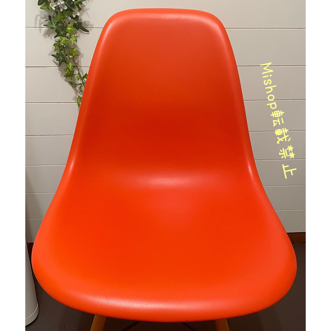 Vitra社 イームズ シェルサイドチェア レッドオレンジ ハーマンミラー 椅子
