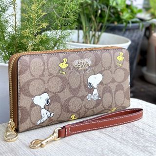 ✨スモール ジップ スヌーピー 【COACH X PEANUTS】【秋コーデ】