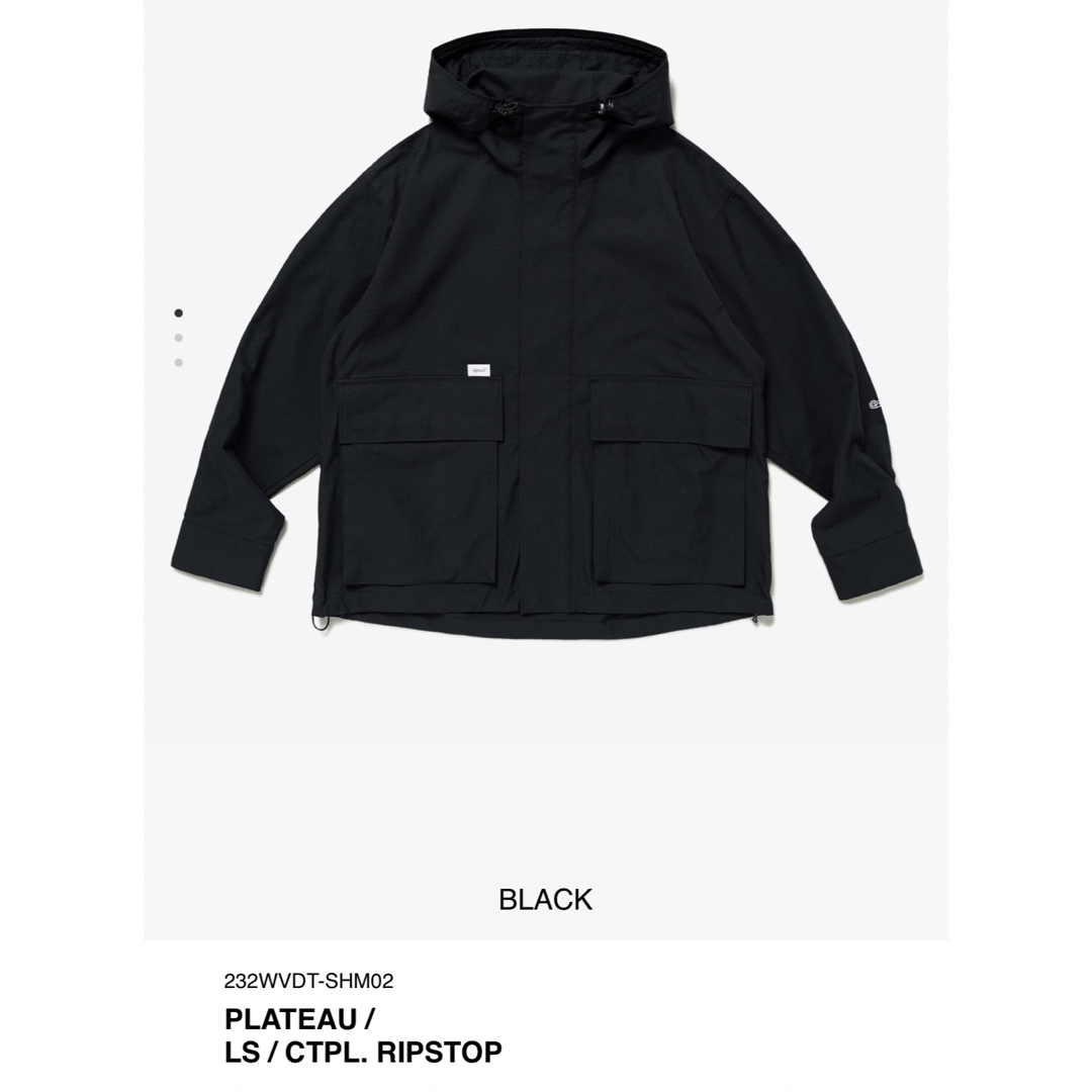 WTAPS EX47 PLATEAU/ LS/ CTPL.RIPSTOP 黒M