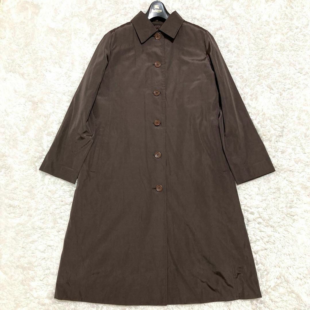 ライナー付き♡ バーバリーロンドン ロングコート ノバチェック シルク