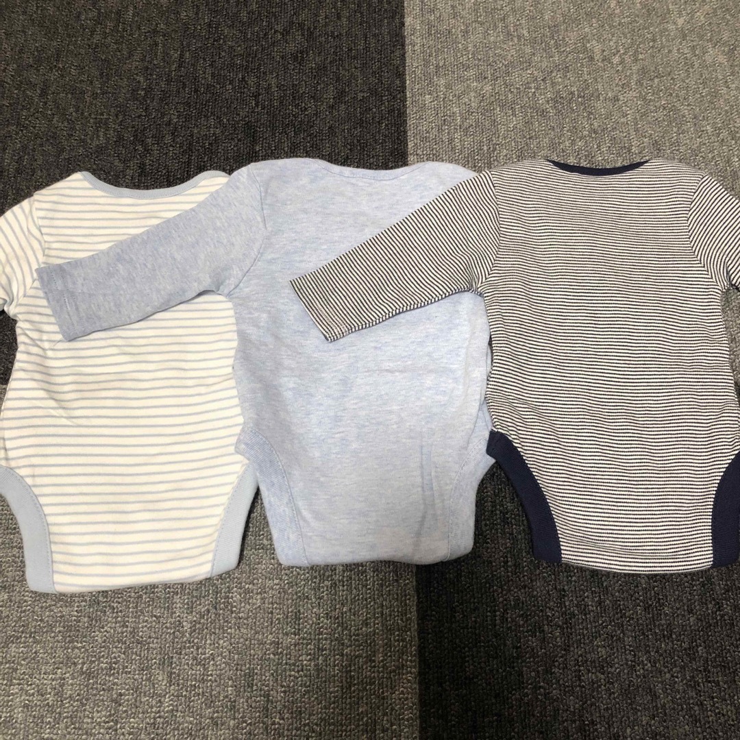 NEXT(ネクスト)の美品　next baby  ベビー 肌着　ロンパース　新生児　1M 3枚セット キッズ/ベビー/マタニティのベビー服(~85cm)(肌着/下着)の商品写真