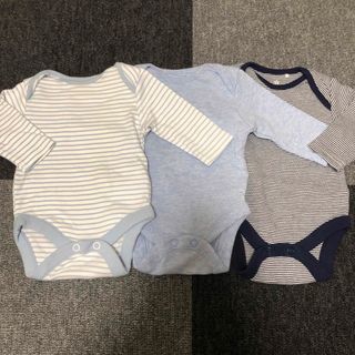 ネクスト(NEXT)の美品　next baby  ベビー 肌着　ロンパース　新生児　1M 3枚セット(肌着/下着)