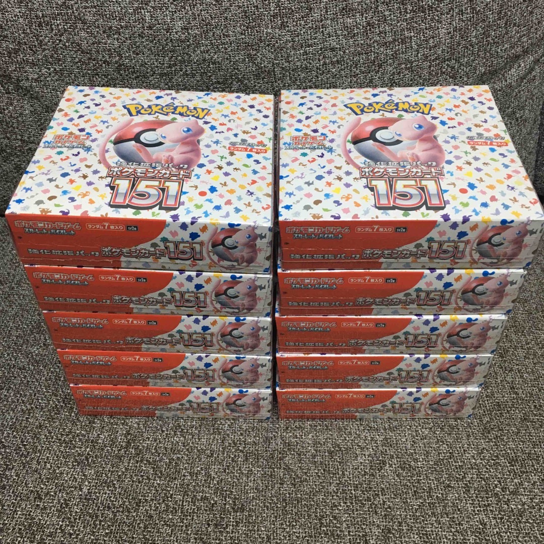 ポケモンカード151  10BOX   シュリンク付きエンタメ/ホビー