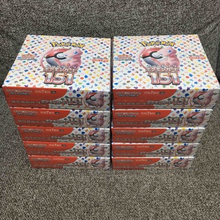 ポケモン(ポケモン)のポケモンカード151  10BOX   シュリンク付き(Box/デッキ/パック)
