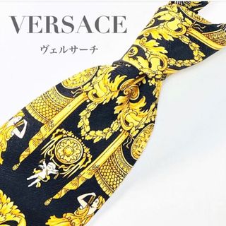 【ヴェルサーチェ/ネクタイ】VERSACE ネクタイおまとめ３点 黄色 イエロー