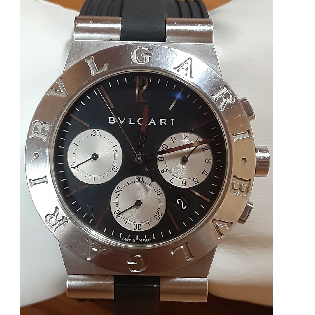 ブルガリ　BVLGARI　ディアゴノ　クロノグラフ　メンズ腕時計　CH35S