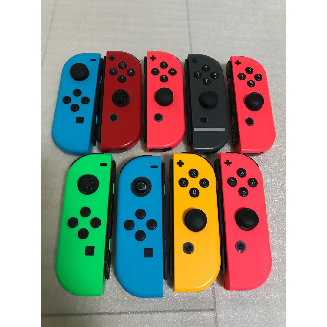 ✨ニンテンドーSwitch純正ジョイコン ジャンク9個セット✨即日発送可-